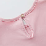 pureborn Baby Girls Dress Long Sleeve Swing Dress Cotton Playwear Dress Casual A-Line Dresses Pink 18-24 Months