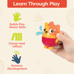 B. toys – Mold Free Bath Toys – Squish & Splash – Water Play & Bath time – Color – Changing Animals – Easy Cleaning Bath Toy – 6+ Months