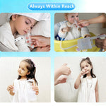 Nasal Aspirator for Baby, Baby Nose Sucker, Booger Sucker with Hand Pump and Non-Invasive Tip to Clear Clogged Passages and Boogers (Translucent White, Standard)