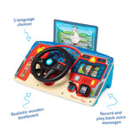 Melissa & Doug PAW Patrol Rescue Mission Wooden Dashboard Kids Activity Board, Toddler Sensory Toys, Pretend Play Driving Toy, PAW Patrol Toys for Kids Ages 3+