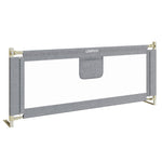 UWRVH Bed Rails for Toddlers，Toddler Bed Rails，Bed Rail for Baby - Adjustable Height Bed Guard with Child Safety Lock, Universal Fit for King/Full/Twin Beds (Grey, 1 Side 82.5Inch)