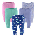 The Peanutshell Baby Girl Pants, Baby Girls' Clothing, Cotton Baby Clothes for Girls, Newborn to 24 Month Pants, Bottoms (US, Age, 0 Months, 3 Months, Multicolor)