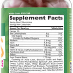 Feel Great Super Green Gummies for Kids | Fruit and Vegetable Gummies | Vegan Veggie Gummy Multivitamin for Kids | Veggie Fiber Supplement | 60 Count