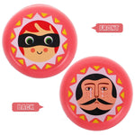 Uonlytech Wooden Soldier Yoyo for Pink Wood for Beginners Developing Fine Motor Skills and Hand-Eye Coordination for Home School and Outdoor Play