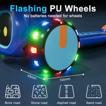 3 Wheel Scooter for Kids - Foldable & Unbreakable, 2-in-1 Kick Scooter with Music and Lights, Adjustable Height, Wide Deck, Flashing Wheel Lights, Easy for Beginner Toddlers Aged 3-8