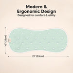 5-Pack Muslin Burp Cloths Baby Boy, Girl - Very Absorbent Baby Burp Cloth Rags, 8-Layers Viscose Derived from Bamboo Cotton Muslin Towel, Super Soft Spit Up Rags, No Shrink Washcloths (Lunaris)