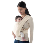 Ergobaby Embrace Newborn Baby Carrier for Infants 0-12 Months (7-25 lbs) - Ergonomic 2-Position Infant Carrier with Head and Neck Support, Hip-Healthy Positioning - Cream
