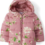 The Children's Place Baby and Toddler Girls' Medium Weight Wind-Resistant, Water-Resistant Puffer Jacket