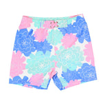 RUGGEDBUTTS Boys UPF50+ Sun Protection Fruits & Florals Swim Trunks - Pastel Petals, 3T