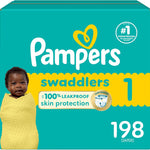 Pampers Baby Diapers - Swaddlers - Size 0, 84 Count, Ultra Absorbent Disposable Newborn Diaper