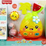 Fisher-Price Paradise Pals Magical Lights & Tunes Pineapple, electronic learning toy with music and lights for baby ages 6-36 months (Amazon Exclusive)