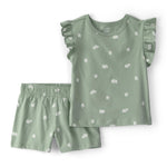 Carter's Girl 2-Piece Set, Green, 4T