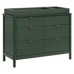 Babyletto Bondi Baby Dresser for Nursery - 6 Drawer Wooden Dresser for Kids Bedroom, Living Room, Hallway - GREENGUARD Gold Certified - Assembled Double Chest of Drawers for Boys & Girls, Forest Green