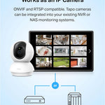 TP-Link Tapo 2K Pan/Tilt Security Camera for Baby Monitor, Pet Camera w/ Motion Detection and Tracking, 2-Way Audio, Night Vision, Cloud & SD Card Storage, Works w/ Alexa & Google Home (Tapo C210)