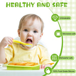 Rtteri Silicone Baby Food Freezer Storage Containers Tray with Lids Breast Milk Freezer Containers for Baby Food Fruit Purees