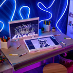 Crayola Ultimate Light Board - White, Kids Drawing Tablet, Gifts for Kids, LED Drawing Board, Sketching Art Projector, Toys for Boys & Girls, 6+