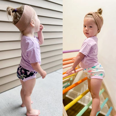 BIG ELEPHANT Baby Girls Training Underwear, Toddler Cotton Potty Training Pants Soft Absorbent, 2T