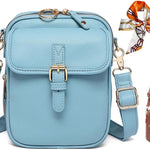 Collaboraten1 Crossbody Leather Bag,Collaboraten1 Crossbody Bag,Adjustable Large Capacity Anti-Theft Backpack