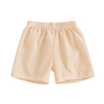Karuedoo Toddler Baby Boy Girl Shorts Gingham Plaid/Seersucker Shorts Summer Casual Elastic Waist Shorts Pants Bottoms (Seersucker-Yellow, 9-12 Months)
