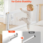VEVOR Toddler Bed Rail, Kids Beds Guard Rail with Reinforced Iron Pipe and Oxford Cloth, Adjustable Height Bed Side Railing, Portable Guard Bumper Barrier for Crib, Bunk, 59.06 x 35.04 in, 1 Piece