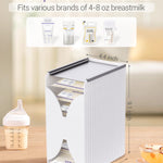 Freeze Organizer and Tower for Breastmilk Storage Bags, First-in First-Out Container Storing System with Quick-Freeze Tray to Freezing Breastmilk, Reusable and Breastfeeding Essentials
