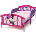Delta Children Plastic 3D-Footboard Twin Bed, Disney Minnie Mouse