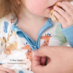 pureborn Baby Girls Sleeper Viscose from Bamboo Pajamas 2-Way Zipper Snug Fit Sleepwear Wild Party 0-3 Months