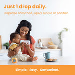 Mother's Promise Organic Baby Vitamin D Drops | 100% Plant Based | Healthy Growth & Bone Development | Age Newborn+ | 180 Servings | Baby Vitamin D3 Liquid for Infants & Toddlers | 400 IU for Babies