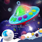 Baby Musical Crib Mobile with Hanging Rotating Toys, Remote Control, Lights Projector Function Music Box, Cartoon Rattles for Babies Boy Girl 0-24 Months, Newborn Sleep with 108 Melodies (Plane)