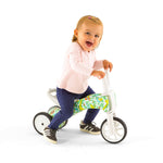 Chillafish Bunzi FAD 7 Limited Edition Gradual Balance Bike and Tricycle, 2-in-1 Ride on Toy for 1-3 Years Old, Silent Non-Marking Wheels, Girafitti