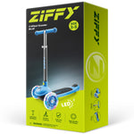 JOVA ZIFFY 3 Wheel Scooter for Kids 3-5, Toddler Kick Scooters with LED Light-Up Wheels for Boys and Girls, 5 Adjustable Height and Lean-to-Steer Design, Support up to 110 lbs, Blue