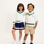 Gymboree,Boys,and Toddler Long Sleeve V-Neck Pullover Sweater,H/T Grey Club,3 Years