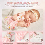 Strawberry Fairy 10 PCS Baby Gift Set for Girls, Newborn Essentials Stuff Baby Girl Gifts, Baby Girl Gift Basket, Gender Reveal Gifts Basket with Rattle Swaddle Blanket