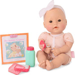 Baby Sweetheart by Battat Bath Time 12-inch Soft-Body Newborn Baby Doll with Easy-to-Read Story Book and Baby Doll Accessories