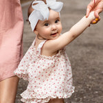 doboi Baby Girl Headbands Set - 20pcs Hair Bows and Nylon Headbands, Big Bows for Infant, Newborn, and Toddler Girls