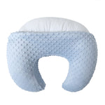 Baby Nursing Pillow Cover, Nursing Pillow Slipcovers for Breastfeeding Moms, Ultra-Soft Fit Standard Infant Nursing Pillows for Infant Newborn Baby Boy Girl (Blue)