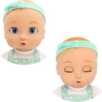 Sam 15" Realistic Soft Body Baby Doll with Open/Close Eyes with Bottle, Pacifier, Headband, & Mint Outfit, Ages 18M+