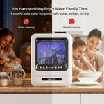 VBSUTO Baby Bottle Washer Pro,All-in-One Bottle Washer and Sterilizer and Dryer,Cleans 6 Baby Bottles Simultaneously,Baby Bottle Washer for Bottles, Pump Parts & Baby Essentials
