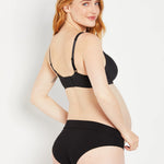 Motherhood Maternity Women's Maternity Lightly Lined Full Coverage Nursing Bra, Black , 38DDD