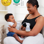 Momcozy Pumping Bra, Pumping Bra Hands Free 2 Pack Comfortable All Day Wear Pumping and Nursing Bra in One Holding Breast Pump for Spectra, Lansinoh, Medela