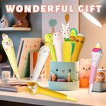 Pipigaty 10 Pack Kawaii Pens Squishies - Easter Basket Stuffers, Gel Ink Animals Fun Pen, Fun Pens for Kids, Squishies & Cute Pen for for Kid Students School Office, Easter Basket Stuffers for Kids