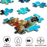 Sutinban Sea Turtle 1000 Piece Puzzle for Adults, Coolest Adult Puzzle 1000 Pieces, Wave Spirit Hawaii Ocean Jigsaw Puzzles Home Decor Happy Family Time