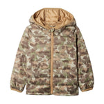 GAP Baby Boy Classic Logo Puffer Jacket Olive Camo 6-12M