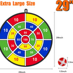 BooTaa 29" Large Dart Board for Kids, Kids Dart Board with Sticky Balls, Boys Toys, Indoor/Sport Outdoor Fun Party Play Game Toys, Birthday Gifts for 3 4 5 6 7 8 9 10 11 12 Year Old Boys Girls