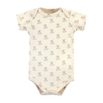 Hudson Baby Unisex Baby Cotton Bodysuits, Teddy Bears 5-Pack, 0-3 Months