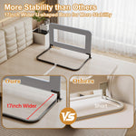strentiki Toddler Bed Guard Rail for Baby - Sturdy Metal Safety Rail for Twin, Crib, Queen, Bunk, Full Side Beds - Kids Guardrail Protector