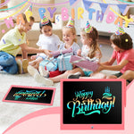 EooCoo Toys for Ages 4-8, 15 Inch LCD Writing Tablet, Drawing Pad Doodle Board, No Mess Coloring Books for Kids, Toddler Travel Essentials Girls Gift, Educational Toy for 4 5 6 7 8 Years Old Kid