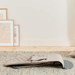 BabyBjörn Bouncer Bliss, Sand Gray, Woven, Classic Quilt | 2-in-1 Adjustable Baby Bouncer Seat and Toddler Chair, Newborn to Toddler (8-29 lbs), 4 Positions, Lightweight & Portable