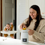 The First Years Gentle Warmth Digital Baby Bottle Warmer - Bottle Warmer for Breastmilk, Baby Formula, and Baby Food - Includes Milk Warmer, Basket, and Cup - White
