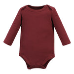 Hudson Baby Unisex Baby Thermal Long Sleeve Bodysuits, Acorn Botanical, Newborn